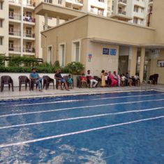 Swimming competition at Krish Icon